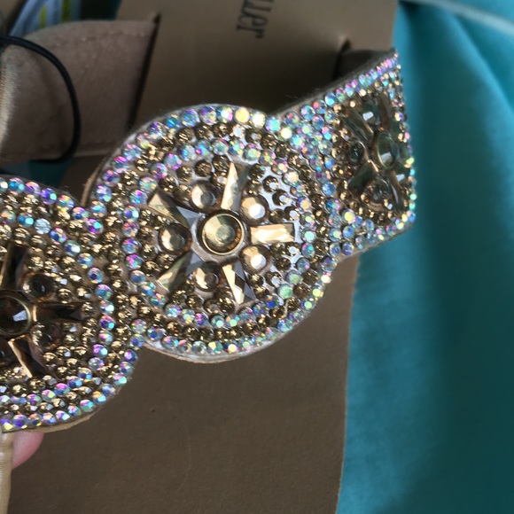 Olivia Miller Bedazzled Sandals🌼 - Picture 2 of 3